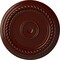 Ekena Millwork Alexandria Rope Ceiling Medallion (Canopies up to 4 5/8"), 19 5/8"OD x 1 1/2"P, Brushed Mahogany CM18ALBMF - alternate 1